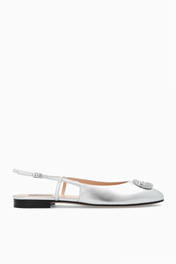 SREBRNY Buty z monogramem GG