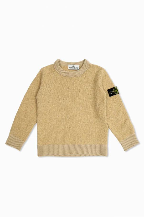 beige Sweater with logo