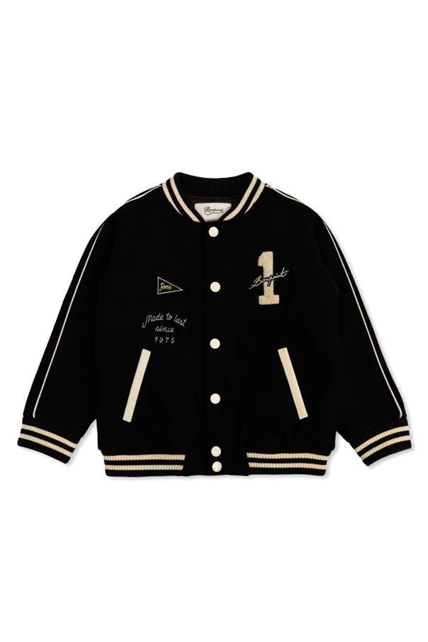 SCHWARZ Jacke mit Muster