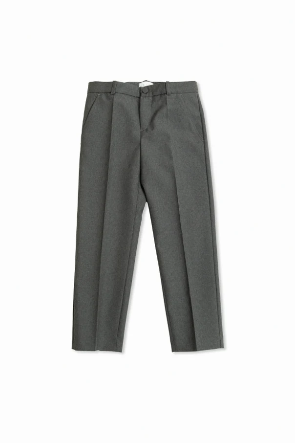 GREY Creased trousers