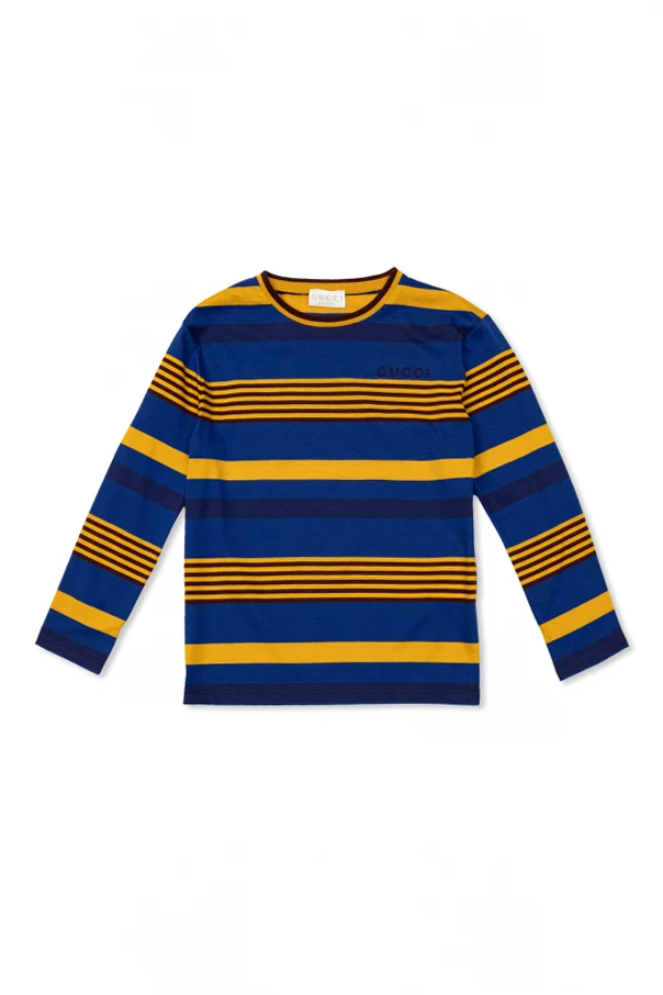 BLUE Cotton t-shirt