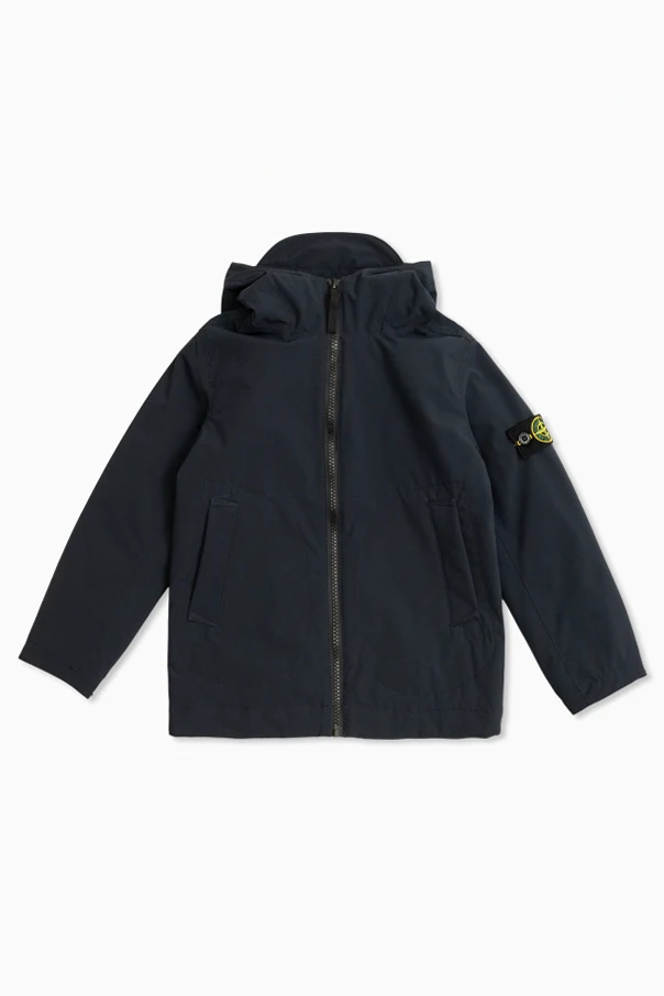 NAVY BLUE Hooded jacket