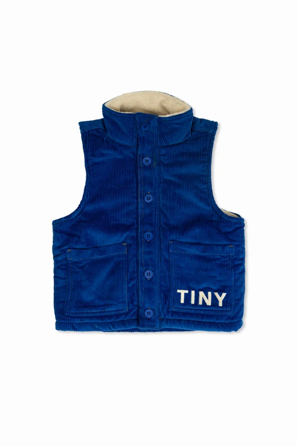 MARINEBLAU Gefütterte Cordweste