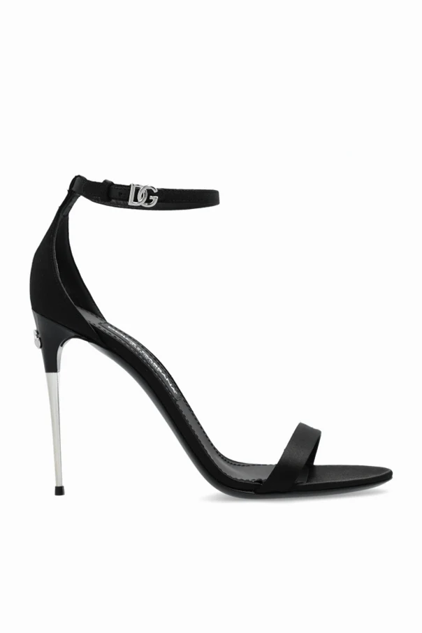 SCHWARZ Sandals on decorative heel