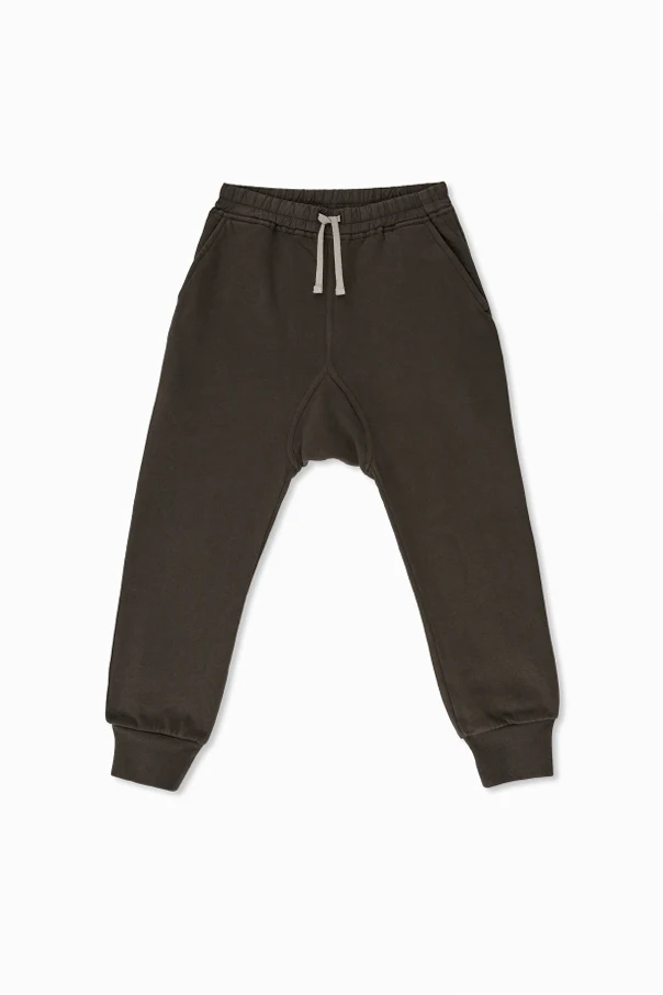 BRĄZOWY Spodnie dresowe