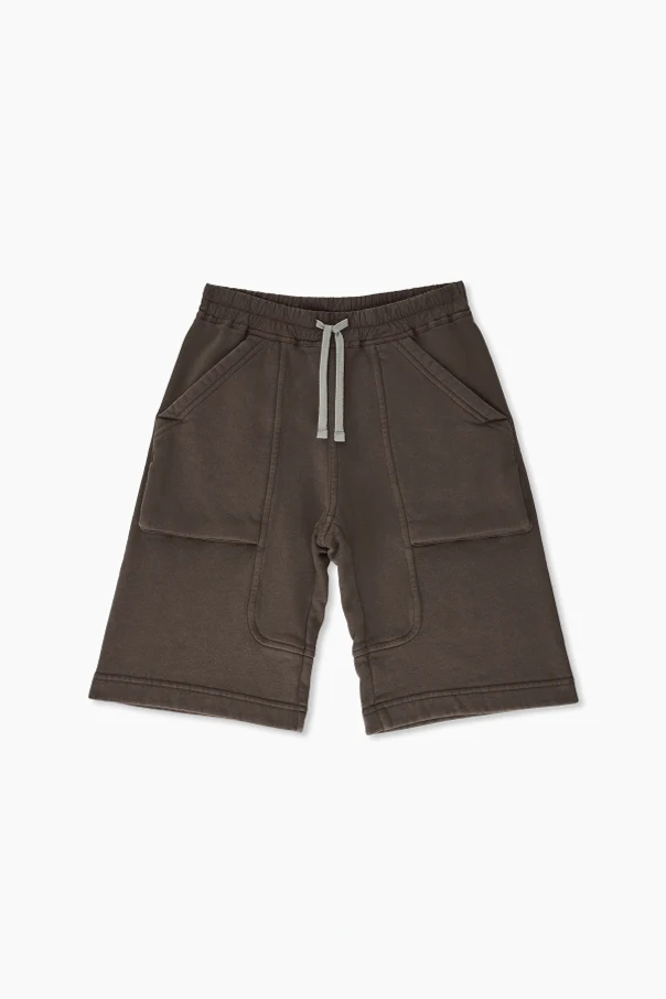 BRĄZOWY Szorty typu ‘cargo’