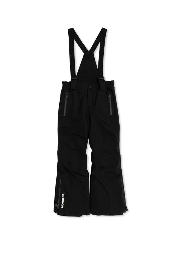 SCHWARZ Skihose mit Hosenträgern