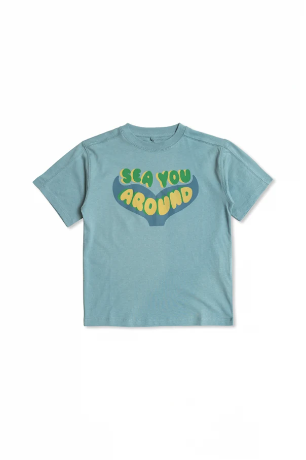 BLUE Printed T-shirt