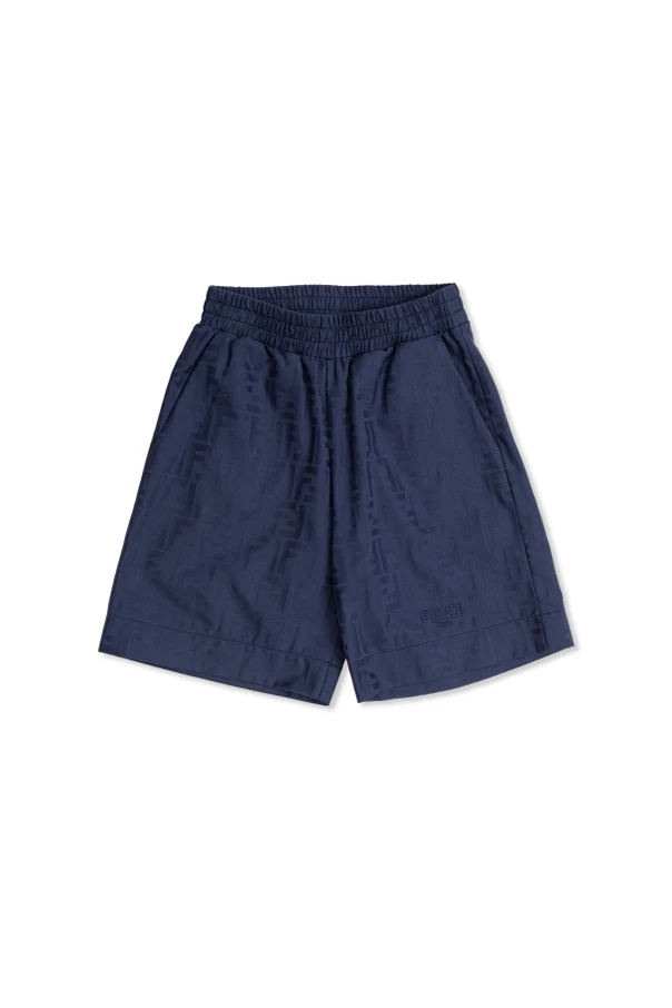 MARINEBLAU Shorts mit Logo