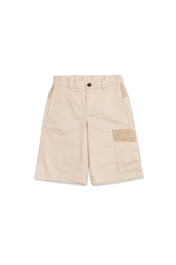 BEIGE Shorts im 'Cargo'-Stil