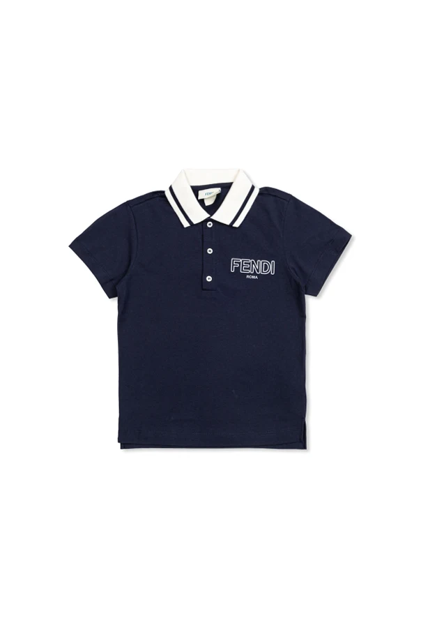 MARINEBLAU Polo mit Logo