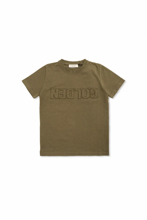 GREEN T-shirt with patch