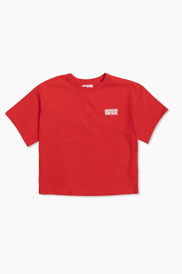 RED T-shirt with logo