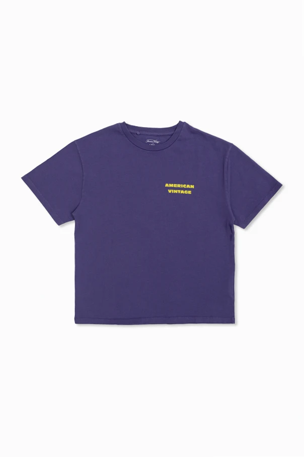 PURPLE T-shirt with print