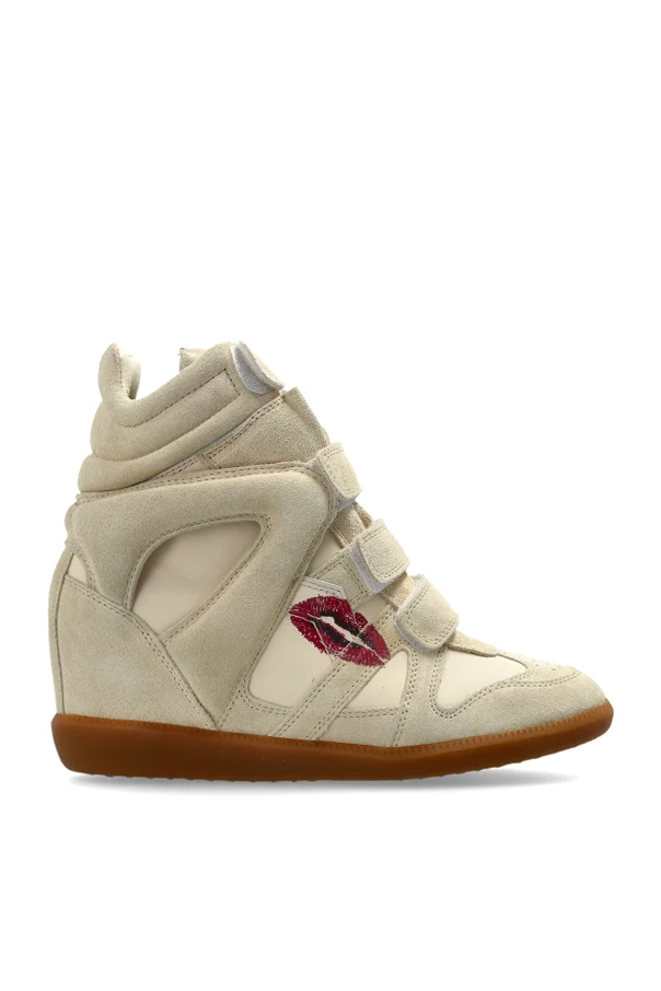 BEIGE „Bekett“-Sneaker mit Keilabsatz