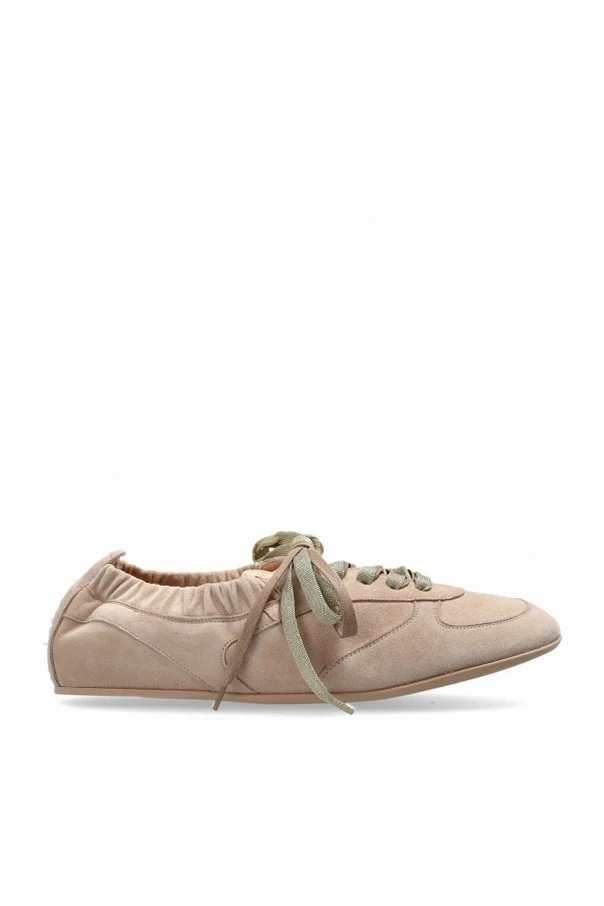beige Suede sports shoes "Hoola Hoop"