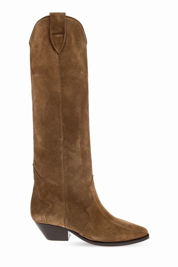 BROWN ‘Denvee’ leather cowboy boots