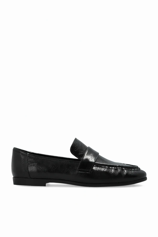 BLACK "Arrow" loafers