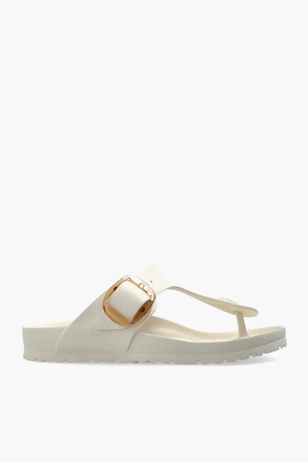 cream 'Gizeh Big Buckle EVA' slides