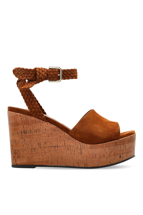 BROWN ‘Jori 100’ wedge sandals
