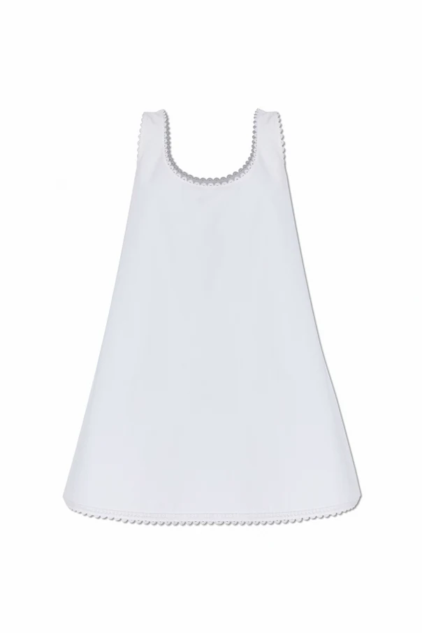 WHITE Short strappy dress