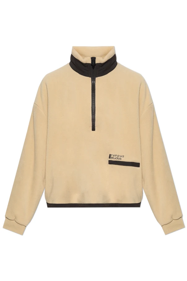 beige Fleece sweatshirt
