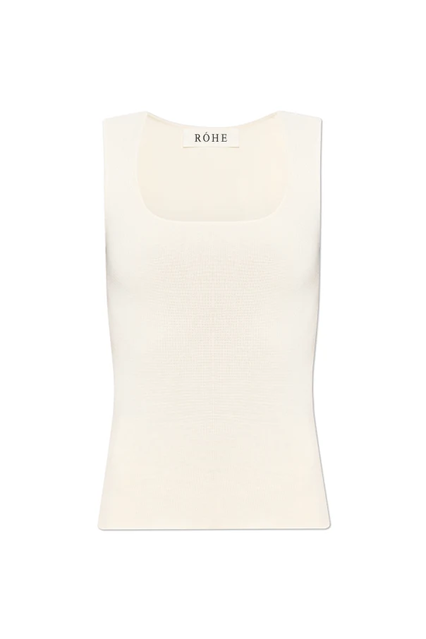 cream Fitted cut top