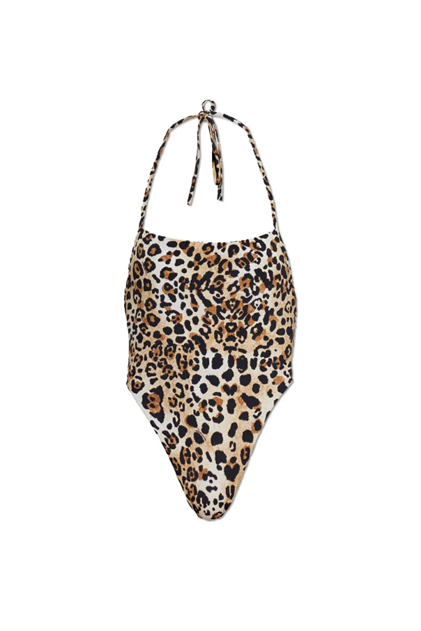 BRAUN Einteiliger Badeanzug mit Animal-Print