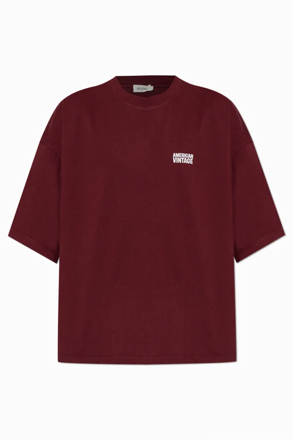 BURGUNDER T-Shirt mit Logo