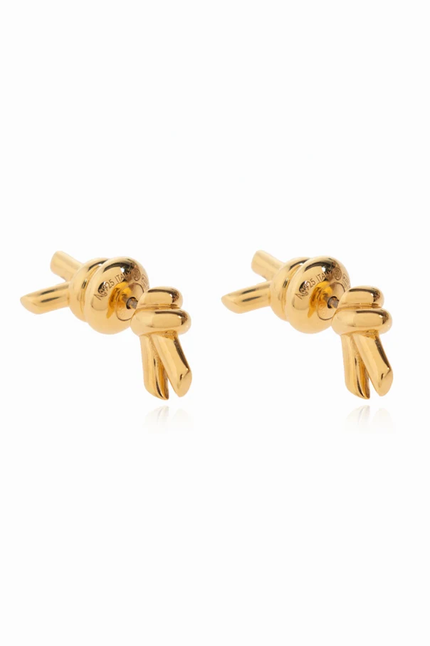GOLD Ohrringe mit charakteristischem Knoten