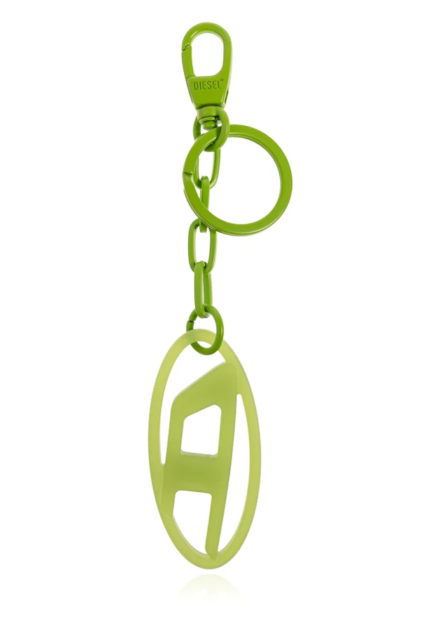 GREEN ‘OVAL D CHARM’ keychain