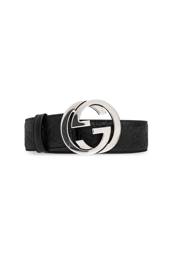 SCHWARZ 'Guccissima' Leather Belt