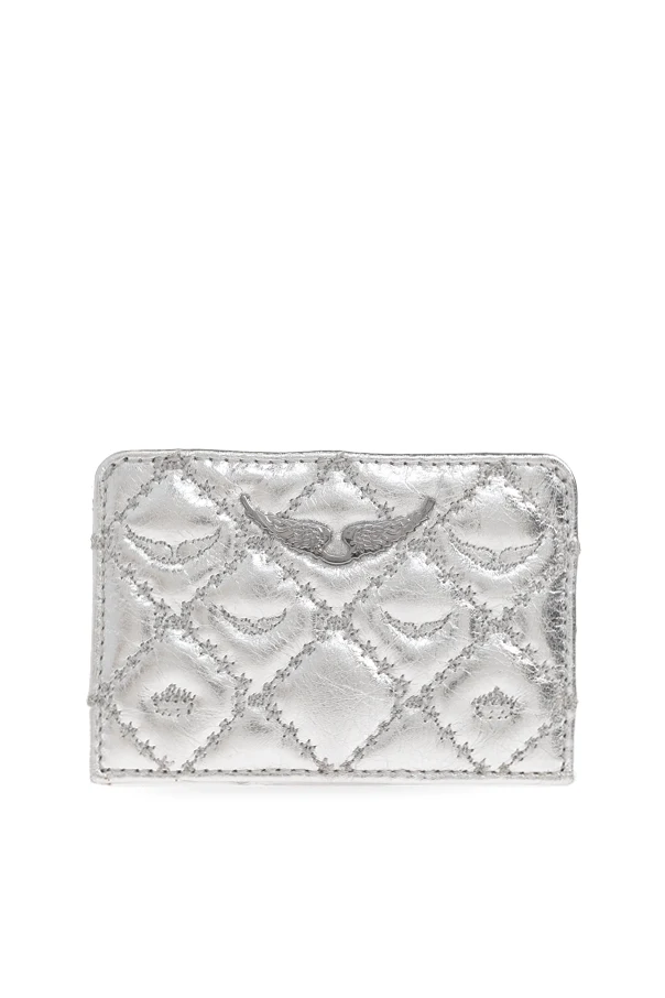 SILBER Leder Kartenetui