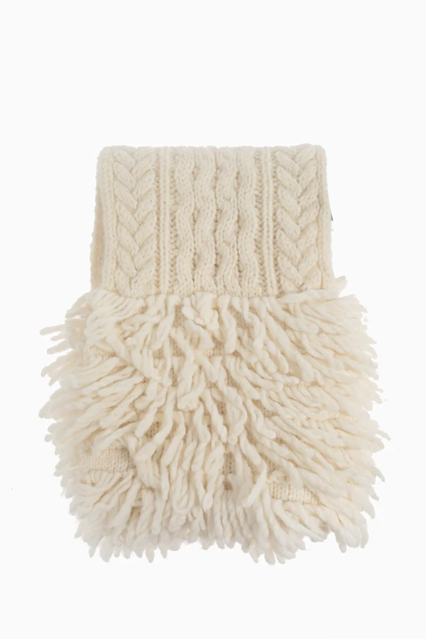 cream Wool scarf