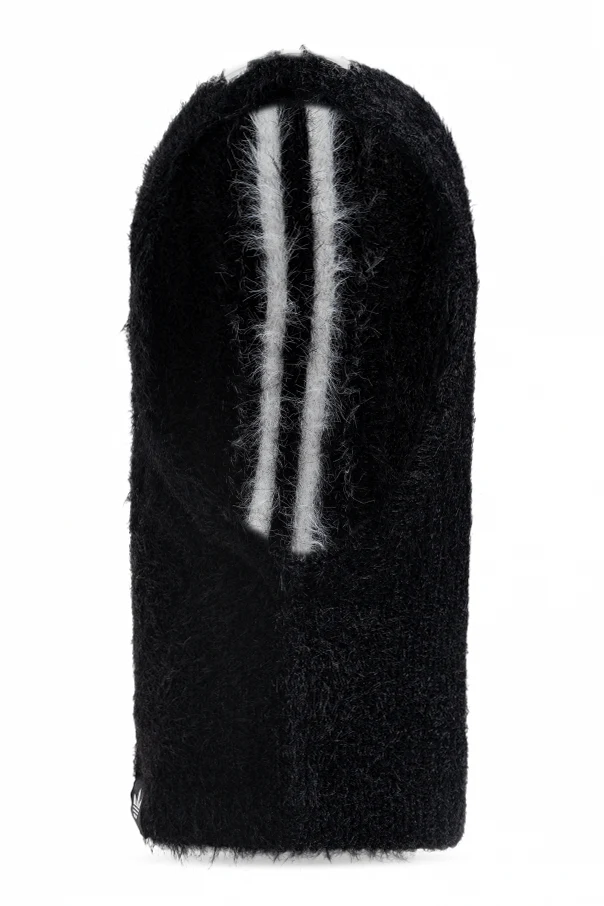 BLACK Hoodie with logo patch