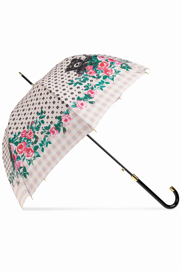 PINK Parasol with print
