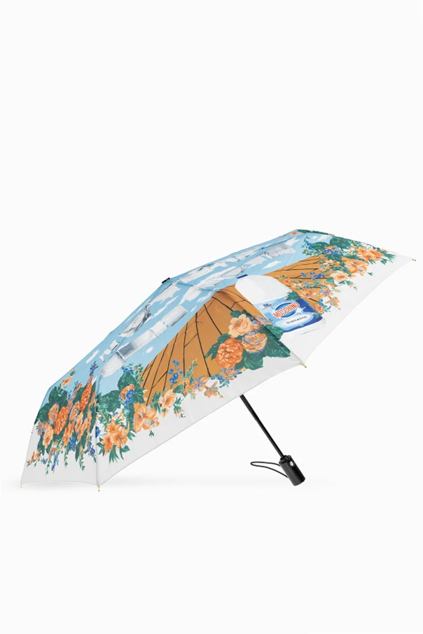 light blue Folding umbrella