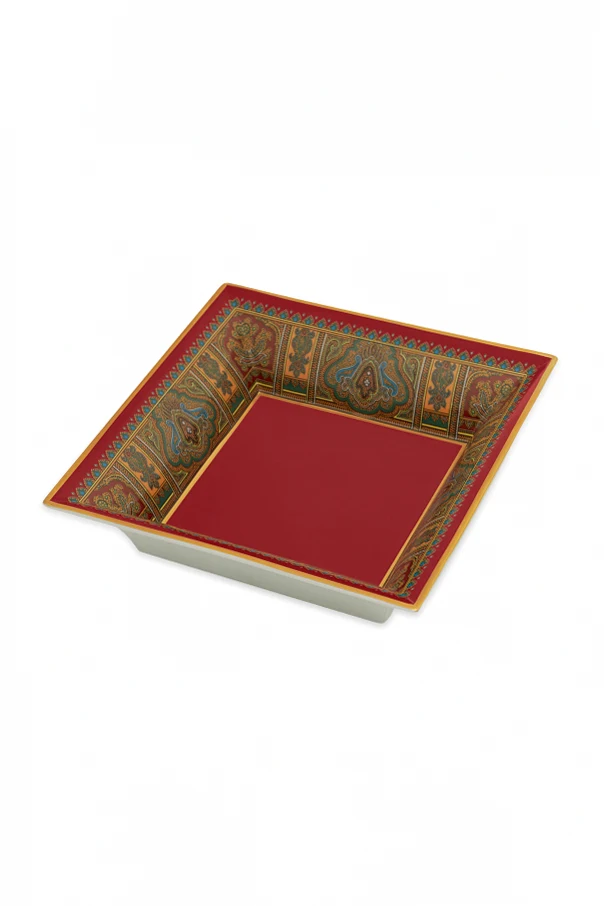 RED Porcelain tray