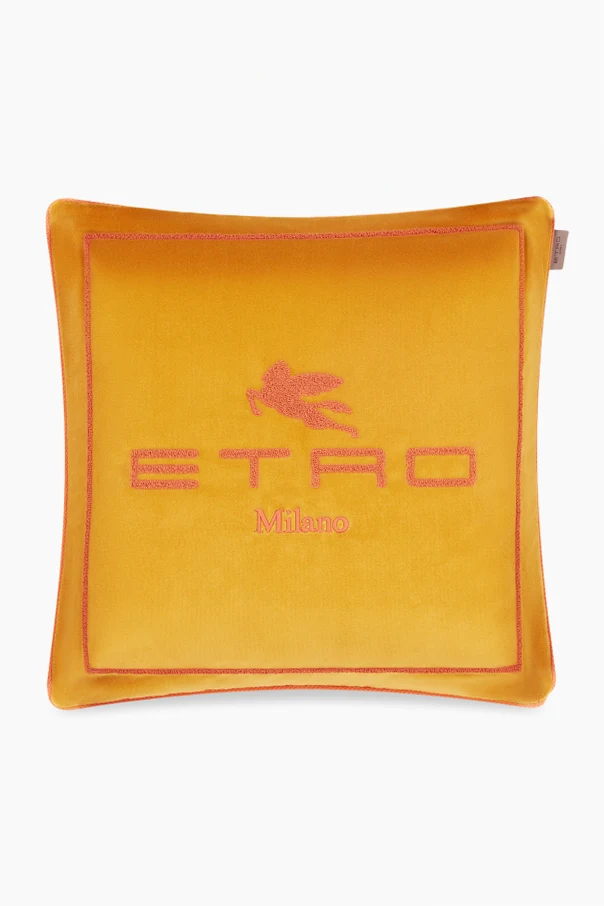 ORANGE Pillow with logo
