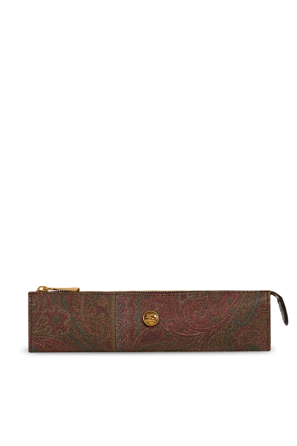 BROWN Pencil case with logo