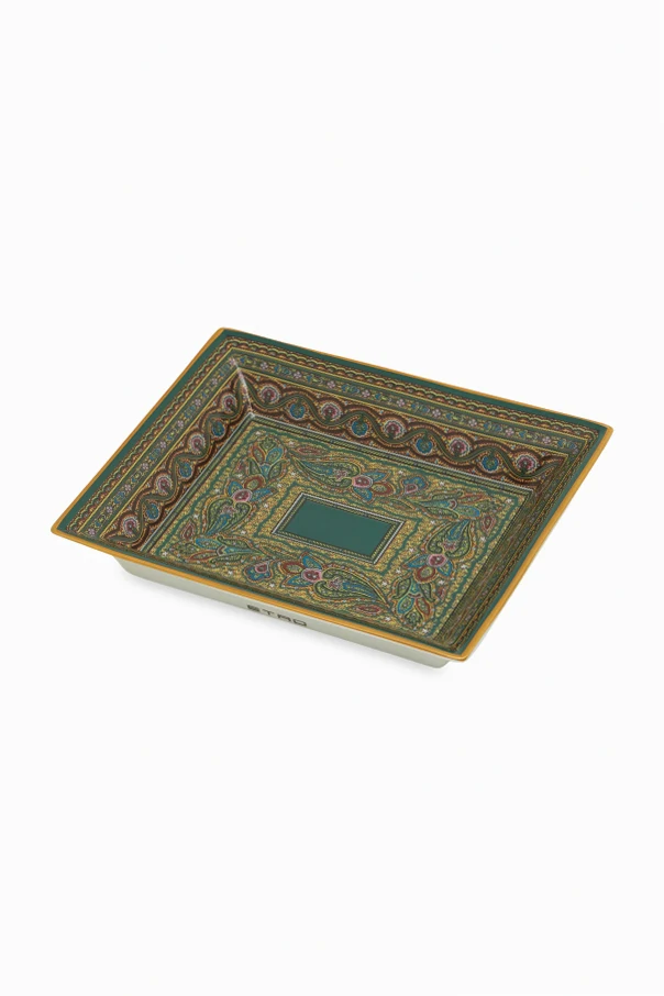 GREEN Porcelain tray