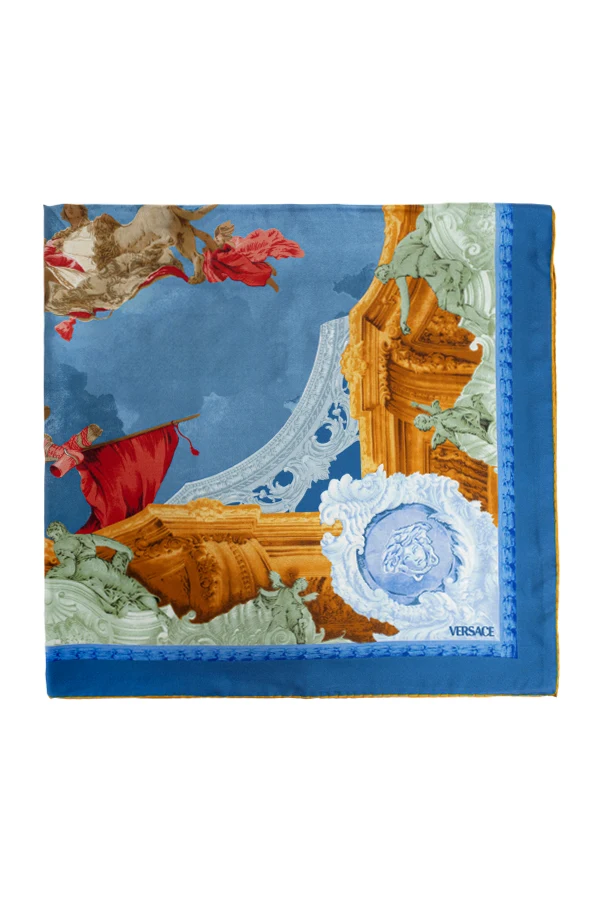 MULTICOLOUR Scarf with ‘Affresco’ print