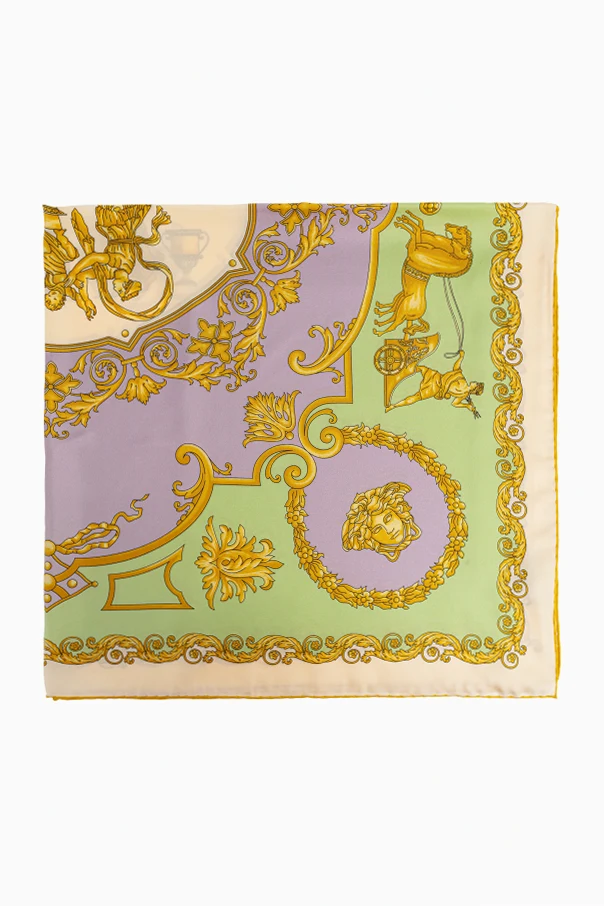 MULTICOLOUR Scarf with ‘Hall of Heroes’ print