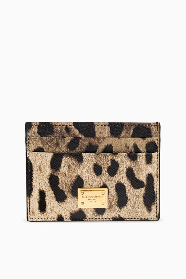 BRAUN Kartenetui mit Animal-Print