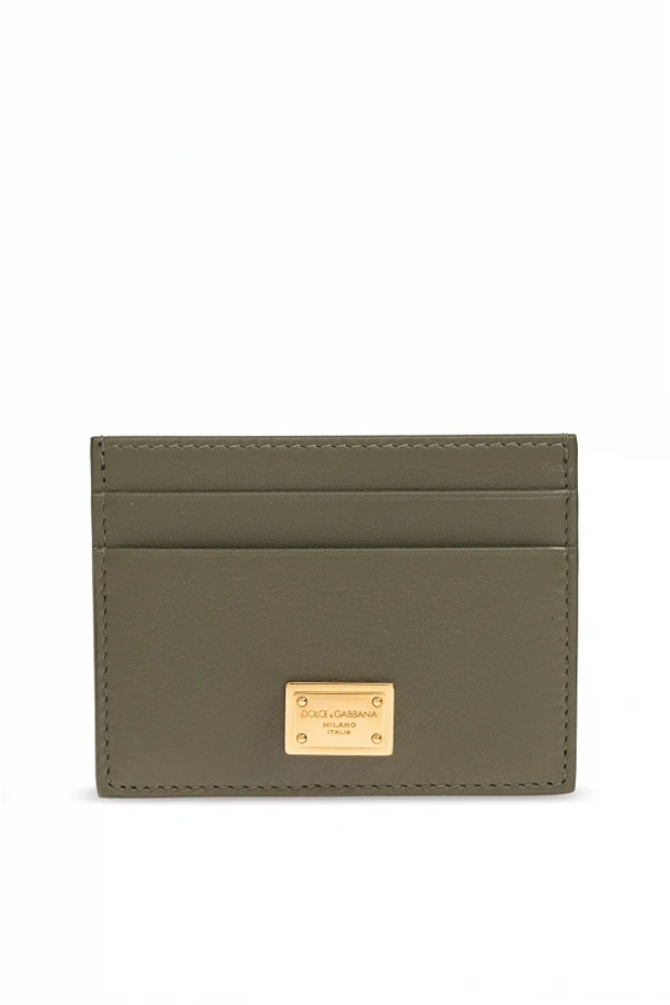 ZIELONY Etui na karty z aplikacją