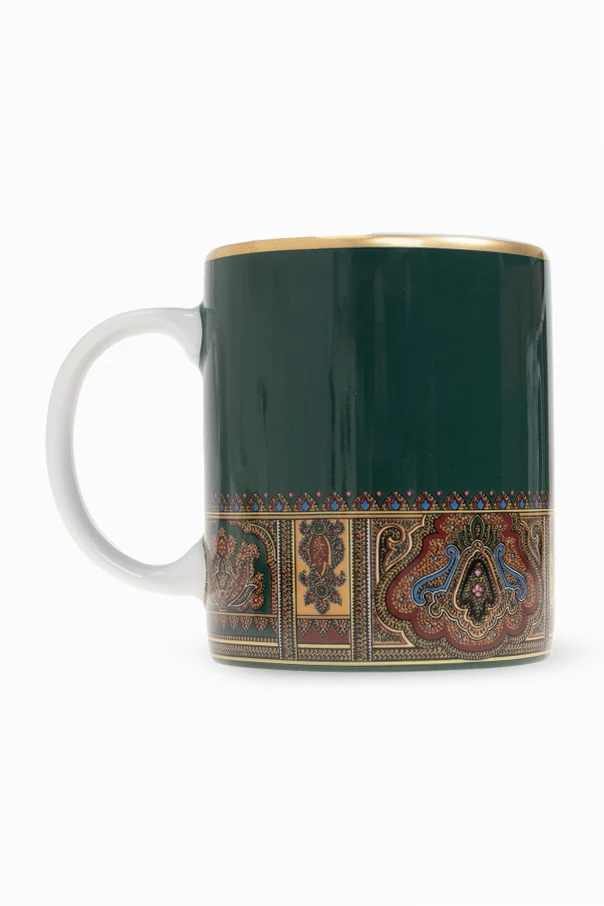 GREEN Porcelain mug