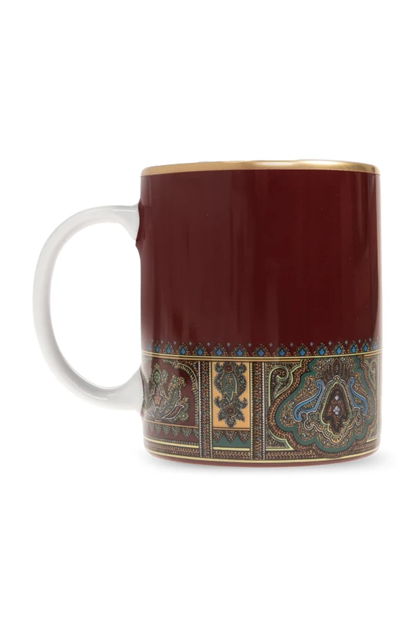 BURGUNDY Porcelain mug