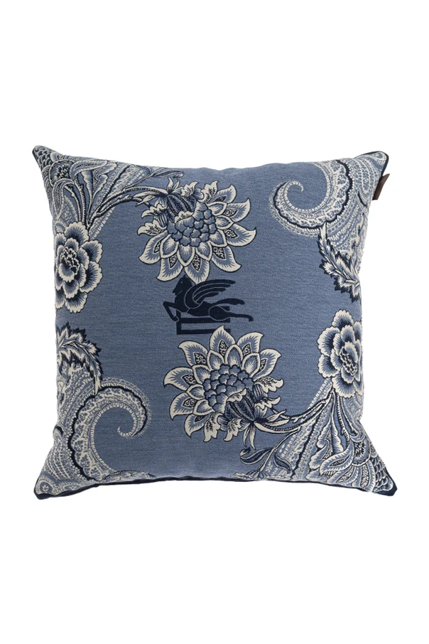BLUE Patterned pillow