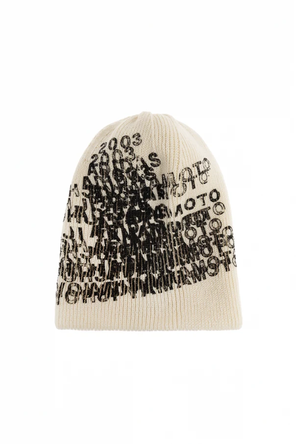 kremowy Czapka z nadrukiem