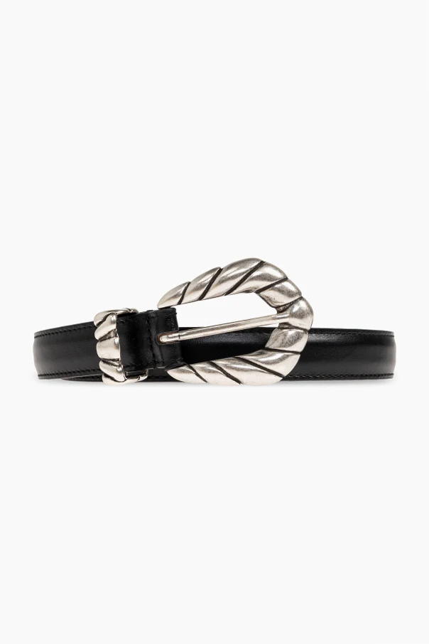BLACK 'Embella' leather belt